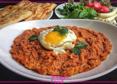 طرز تهیه میرزا قاسمی، غذای اصیل خطه شمال کشور