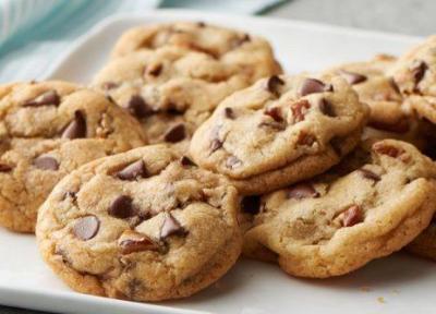 طرز تهیه کوکی کشمش و گردو
